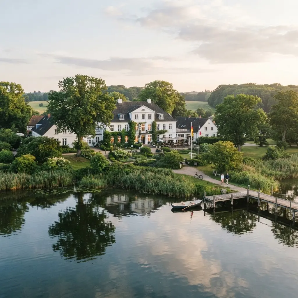 Klassizistische Gutsanlage der Chorakademie Seehof am Großen Plöner See