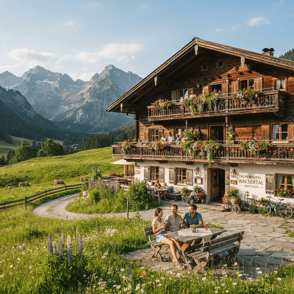 Außenansicht Landhotel Notenschlüssel